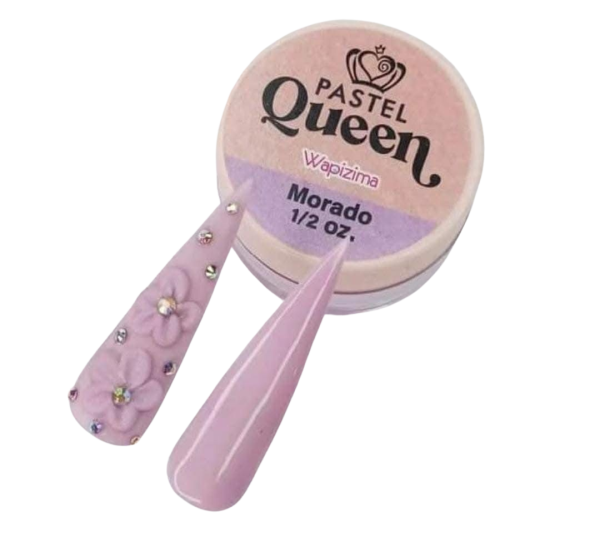 acrilico wapizima pastel queen morado 1/2 oz