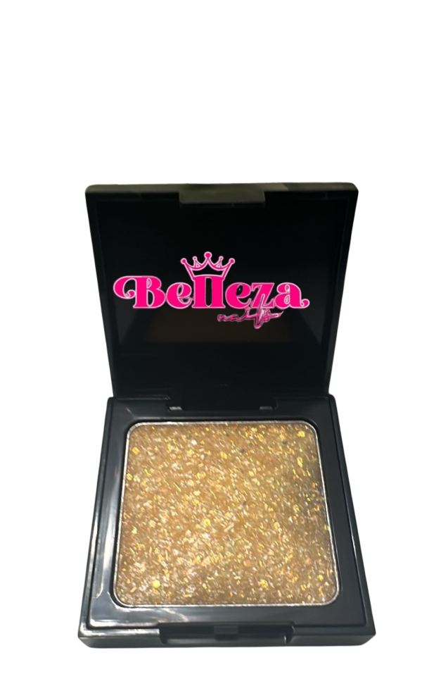 solid glitter #17 belleza nails