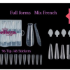 tips full forms mix french belleza nails