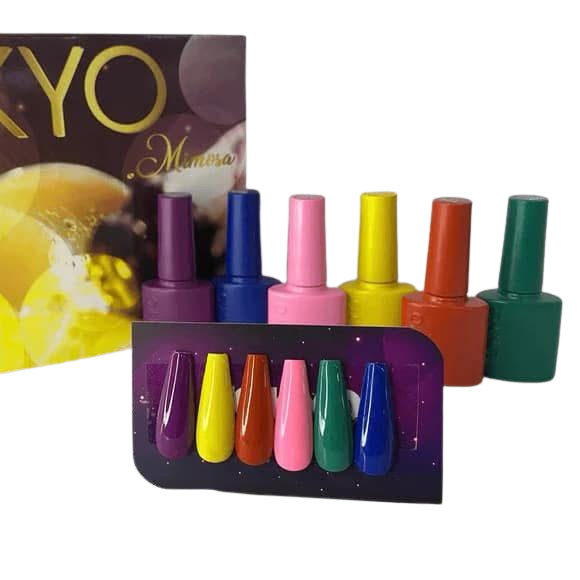 coleccion gel tokyo 6 pzs «mimosa»