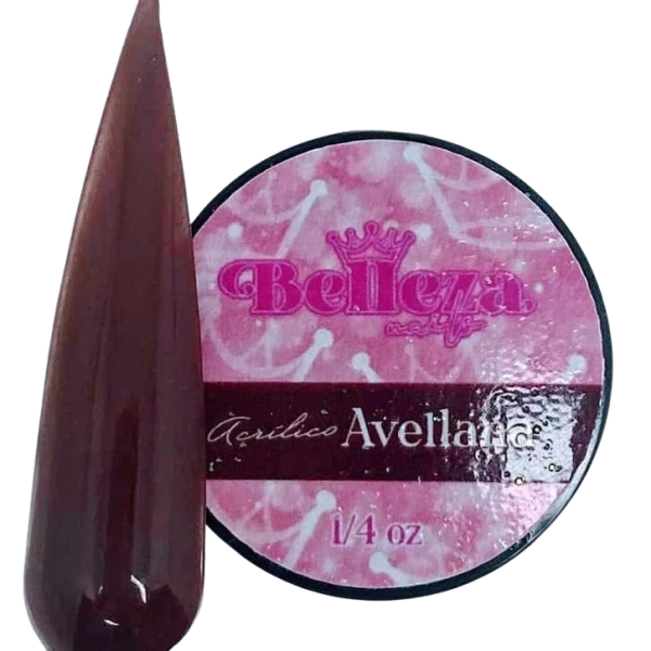 acrilico belleza nails avellana 1/4 oz